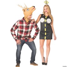 Adult Deer In Headlights Couples Costume Funny Naughty Animal Halloween GC6196 - £70.97 GBP