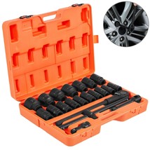 VEVOR Impact Socket Set 3/4 Inches 22 Piece Deep Impact Sockets, Socket Assortme - $2,999.56 MXN