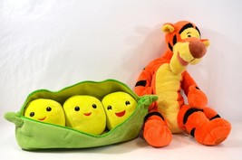 Disney Store 3 Peas in a Pod Tigger Plush Toy Stuffed Animals Pixar Pooh - £23.30 GBP