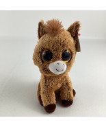 Ty Beanie Boos Harriet Horse 6&quot; Plush Stuffed Animal Toy Silk 2017 with ... - $20.24 CAD