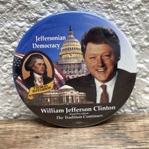 Vintage Bill Clinton 42nd President the Tradition Continues Polital Butt... - $6.92