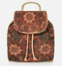 TOPSHOP Print Suede Backpack Medium  - £35.92 GBP