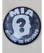 POW MIA Missing Or Prisoner-Political Vintage pin pinback button - $18.91 CAD