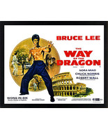 Bruce Lee Way of the Dragon Movie Poster Framed A+ Quality - £43.58 GBP