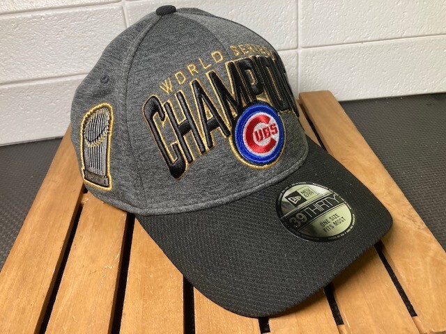 Chicago Cubs 2016 World Series Champions Locker Room Flex Fit Hat Grey w... - £9.41 GBP