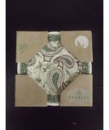 NEW Cypress Home Stone Absorbent Set 4 COASTERS This the Season Paisley ... - $13.02 CAD