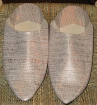 Babouche slippers -Moroccan babouches -Womens leather house babouches slippers  - £28.97 GBP