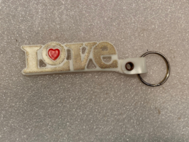 3" Love Plastic Key Ring *Pre-Owned/Unused* DTC - $9.99