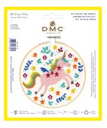 DMC Beginners Cross Stitch Kit XS Unicorn BK1916L - $7.95