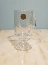 Princess House Heritage Irish Coffee Mug Cup 5.5" Tall Tempered Glass France - $9.58