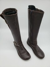 Born Women&#39;s Dark Brown Pauline Tall Riding Boots SIZE 6.5 M Z36823 Feel Comfy - £31.82 GBP