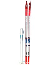 Trak 3.6 Omnitrak Nowax T-1200 190 CM Cross Country Skis w/ 120 cm ski Poles - £101.63 GBP