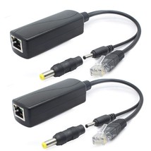 2-Pack 5V Gigabit Poe Splitter, 48V To 5V 2.4A Adapter, Plug 3.5Mm X 1.3... - $39.99