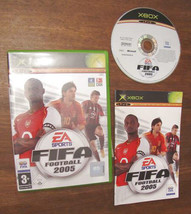 2005 FIFA FOOTBALL XBOX W/ BOOKLET in German French Live Online EA Sport... - $13.04