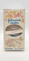 Vintage 1980 Johnsons Cotton Swabs Floral Decorator Packaging - €11,94 EUR