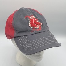 Boston Red Sox  Blue Red Distressed Franchise Hat Cotton 47 Cap Size Medium - $553.40 MXN