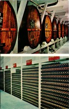 Wine Cellar Italian Swiss Winery Alta California CA UNP Chrome Postcard B4 - £2.29 GBP