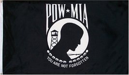 POW MIA Original Flag - 3 foot by 5 foot Polyester (NEW) Outdoor, Home, ... - $4.88