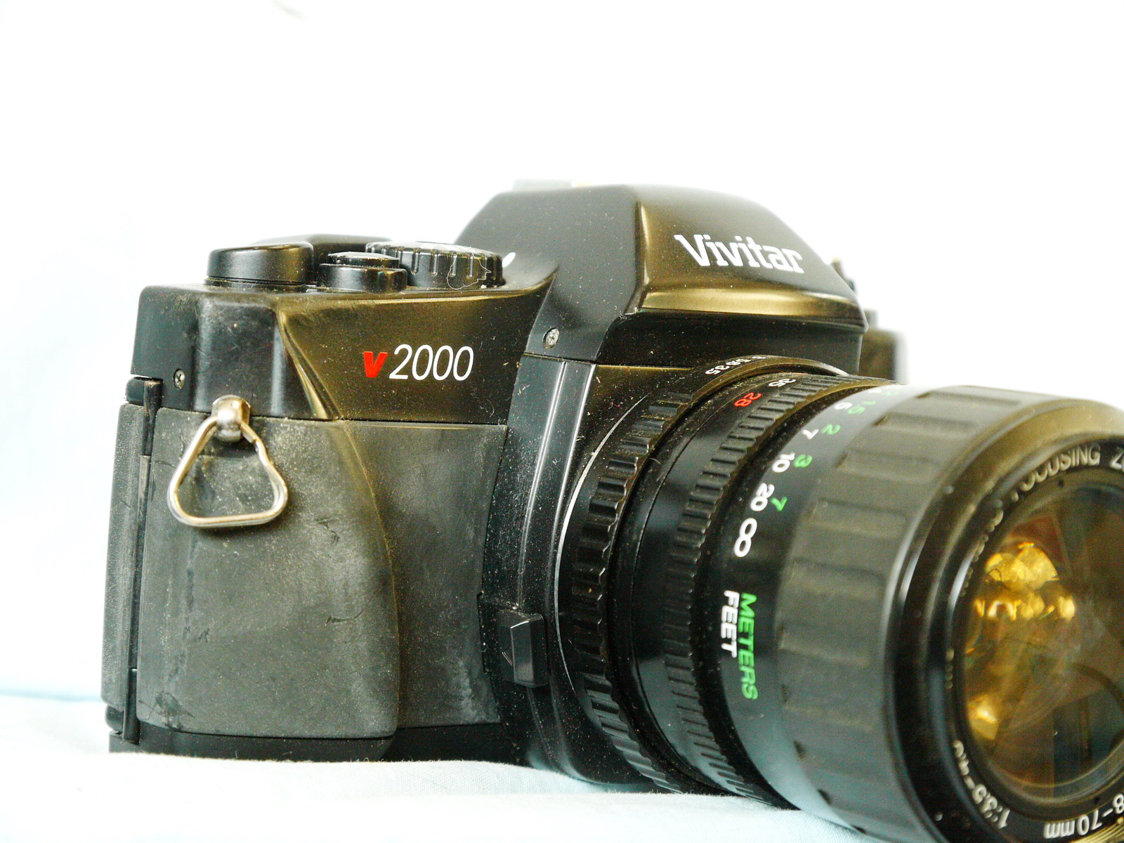 Pentax K Fit Vivitar V2000 35mm SLR Camera c/w 28-70mm Zoom Macro Lens -NICE- - $40.00