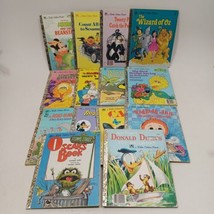 Little Golden Books Hardcover Lot of 14 Big Bird Donald Duck Bert Ernie ... - $17.41