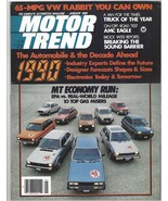 Motor Trend 1980 2 Magazine Lot January and October - $7.75