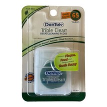 DenTek Triple Clean Deep Cleaning Floss Fresh Mint 65 Yards Shred Resist... - $267.30 MXN