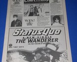 Status Quo No 1 Magazine Photo Clipping Vintage Oct 1984 UK Prince Billy... - $14.99