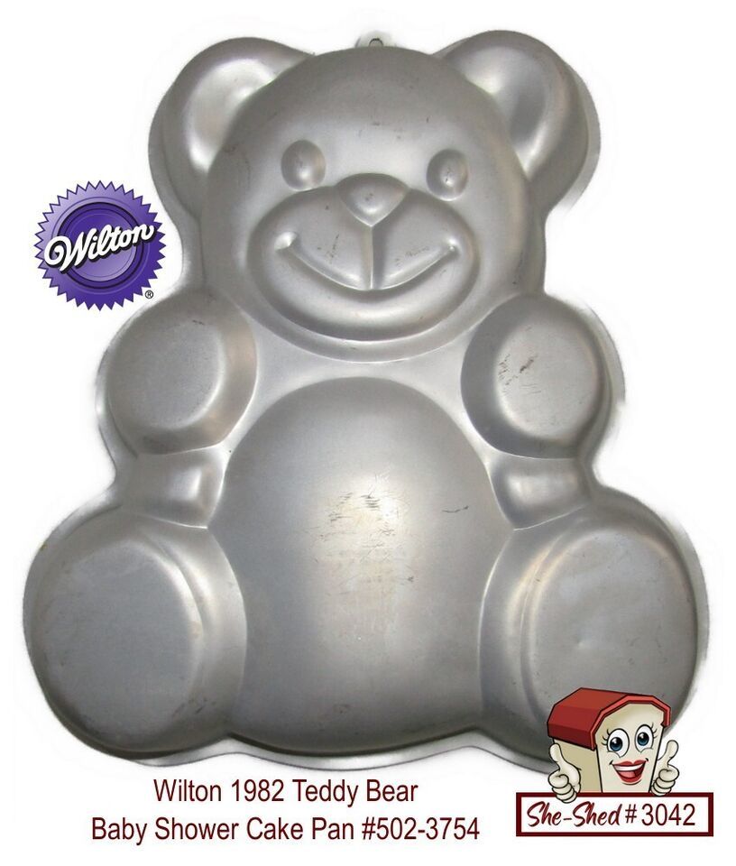 Wilton 1982 Huggable Teddy Bear Cake Pan Vintage 502-3754 Vintage Party Favorite - $9.95