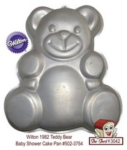 Wilton 1982 Huggable Teddy Bear Cake Pan Vintage 502-3754 Vintage Party ... - £7.95 GBP