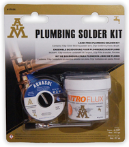 Aquasol Plumbing Kit with Solder Wire, Flux and Brush - £16.68 GBP