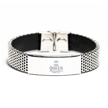 Lovely Couples Stainless Steel Bracelet, His Queen, Memorable Anniversary, Valen - £19.66 GBP