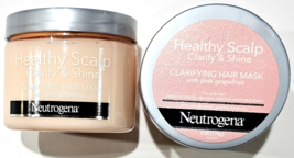 2 Pack Neutrogena Healthy Scalp Clarify &amp; Shine Hair Mask With Pink Grapefruit - £23.59 GBP