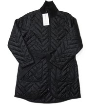 NWT Athleta Mendocino Jacket in Black Lightweight Belted Quilted Puffer ... - £77.90 GBP