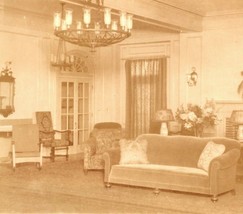 RPPC Concord NH Christian Science Pleasant View Home Living Room 1927 UNP - £3.16 GBP