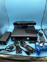 Microsoft Xbox 360 S Slim 4GB Glossy Black Console ONLY TESTED NO HDD Wo... - $79.82