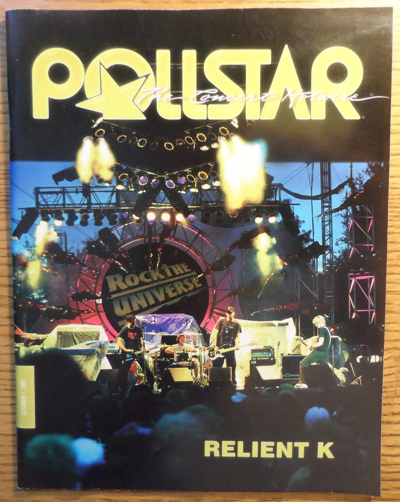 Relient K Pollstar Front Cover Issue October 2001 Magazine Music Industr... - $9.95