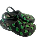Crocs 420 Hemp Leaf Clog | Mens 13 | Black Green, NEW! - £58.83 GBP