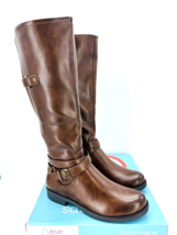 Baretraps Carmella Riding Boots- Brown, Us 7 / Eur 37 - £21.21 GBP
