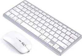 Wireless Keyboard and Mouse Compatible with iMac MacBook Air/Pro Windows... - $39.99
