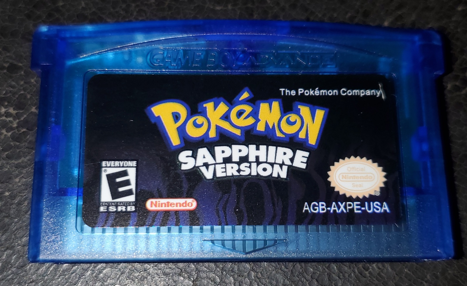 Pokemon Sapphire GBA Video Game Cartridge Nintendo Gameboy Advance