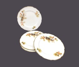 Four Fine Translucent China Pine Tree salad plates made in Japan. - £58.39 GBP