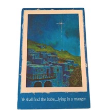 Postcard In The Beauty Of His Message May You Find Hope Christmas Chrome... - £5.54 GBP