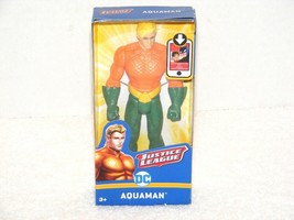 NIB 2017 MATTEL DC COMICS JUSTICE LEAGUE 6&quot; AQUAMAN POSEABLE ACTION FIGURE - £15.84 GBP