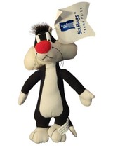 1998 Six Flags 9 1/2&quot; Looney Tunes Sylvester Plush - £9.37 GBP