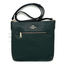 Coach Rowan File Bag Crossbody Purse Amazon Green Leather C1556 New With Tags - £233.11 GBP