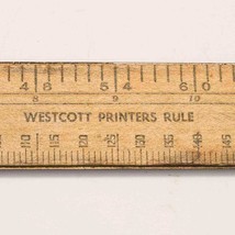 Westcott Imprimantes Rule 18 &quot; Bois Règle - $33.65