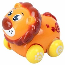 PANDA SUPERSTORE Set of 2 Lion Wind-up Car Toy for Baby/Toddler/Kids(Multicolor)