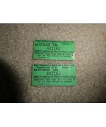 Lot of 2 Vintage 1930s Pennsylvania Railroad Co Red Cap Baggage Claim Ti... - $21.78