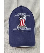 Harley-Davidson Hat Unisex One Size Blue Red River Wichita Falls Texas Moto - £19.46 GBP