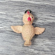 Celluloid Chicken Chick Painted Charm Prize Premium Cracker Jack Japan Vintage - £4.47 GBP